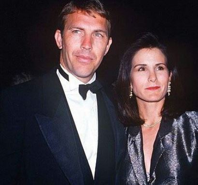 Cindy Silva and Kevin Costner when they were together